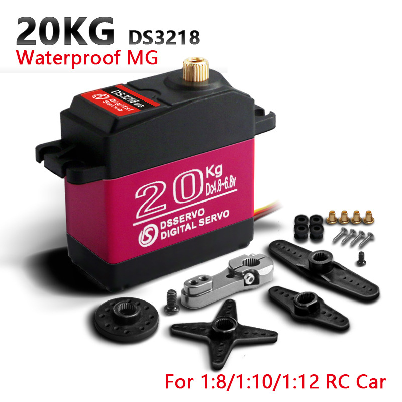 Robot Arm Metal - Dsservo Ds3218Mg Servo Numérique Métallique 20Kg