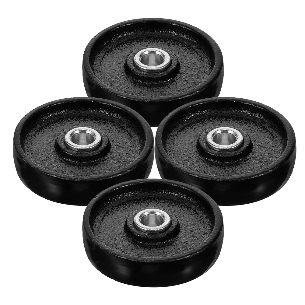 Caster Wheel - 4 pièces, roues avant hydrauliques robustes
