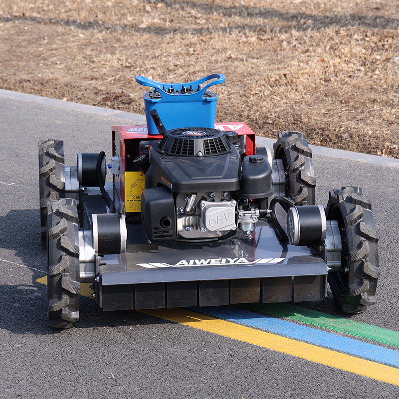 Robot Wheel - Tondeuse robotisée télécommandée personnalisée, coupe-herbe, broyeur