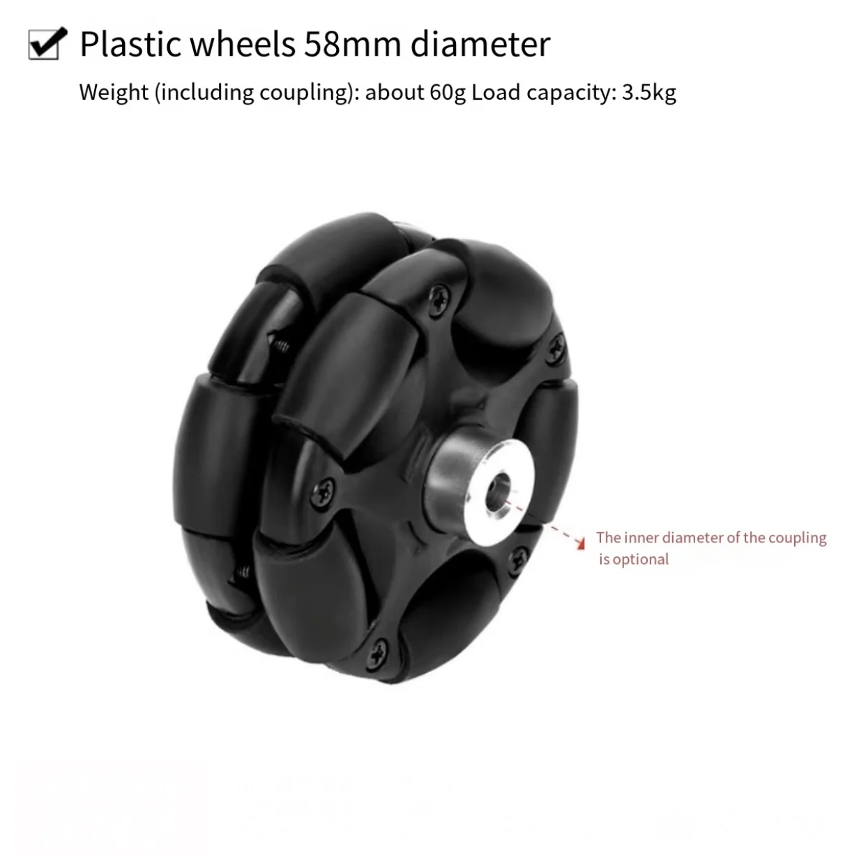 Roue omnidirectionnelle en mét - Omni Wheel avis et prix
