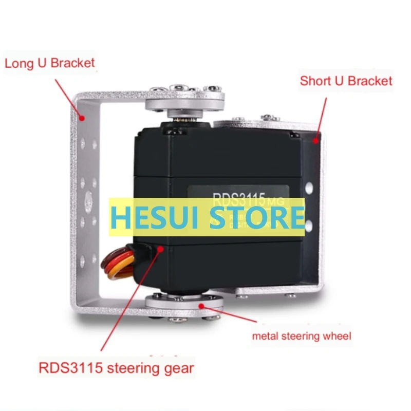 RDS3115 15kg métal engrenage n - Servo Pan Tilt avis et prix