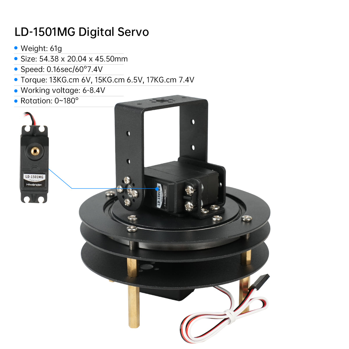 Hiwonder – Kit de servo numéri - Servo Pan Tilt avis et prix