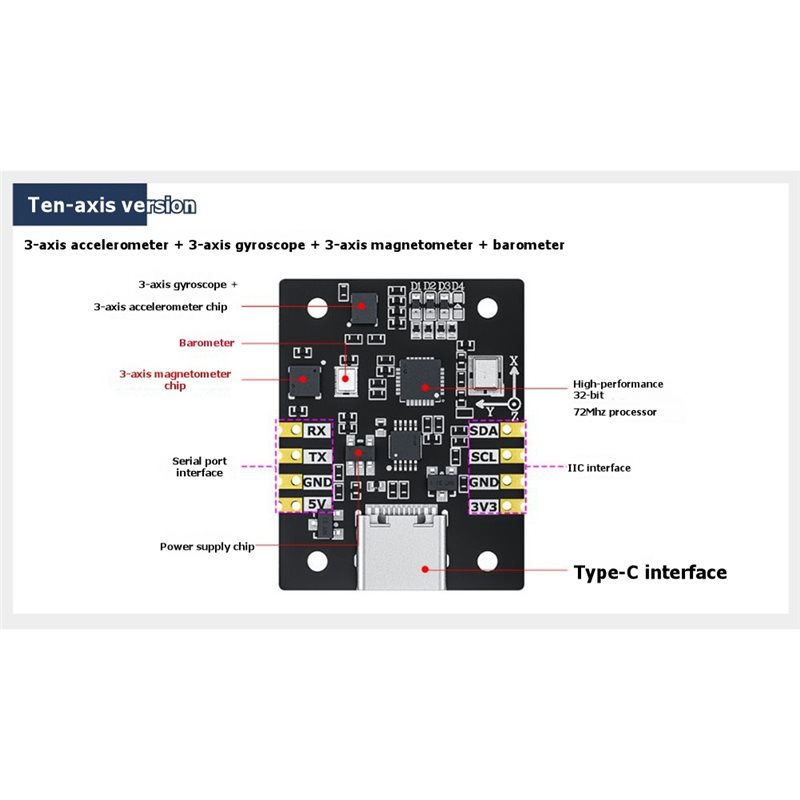 Module de capteur IMU à 10 axe - Stm32 Robot avis et prix