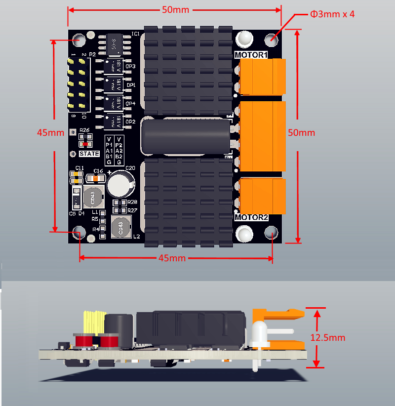 Ardu37- Carte de Pilote de Mot - Motor Driver Module avis et prix