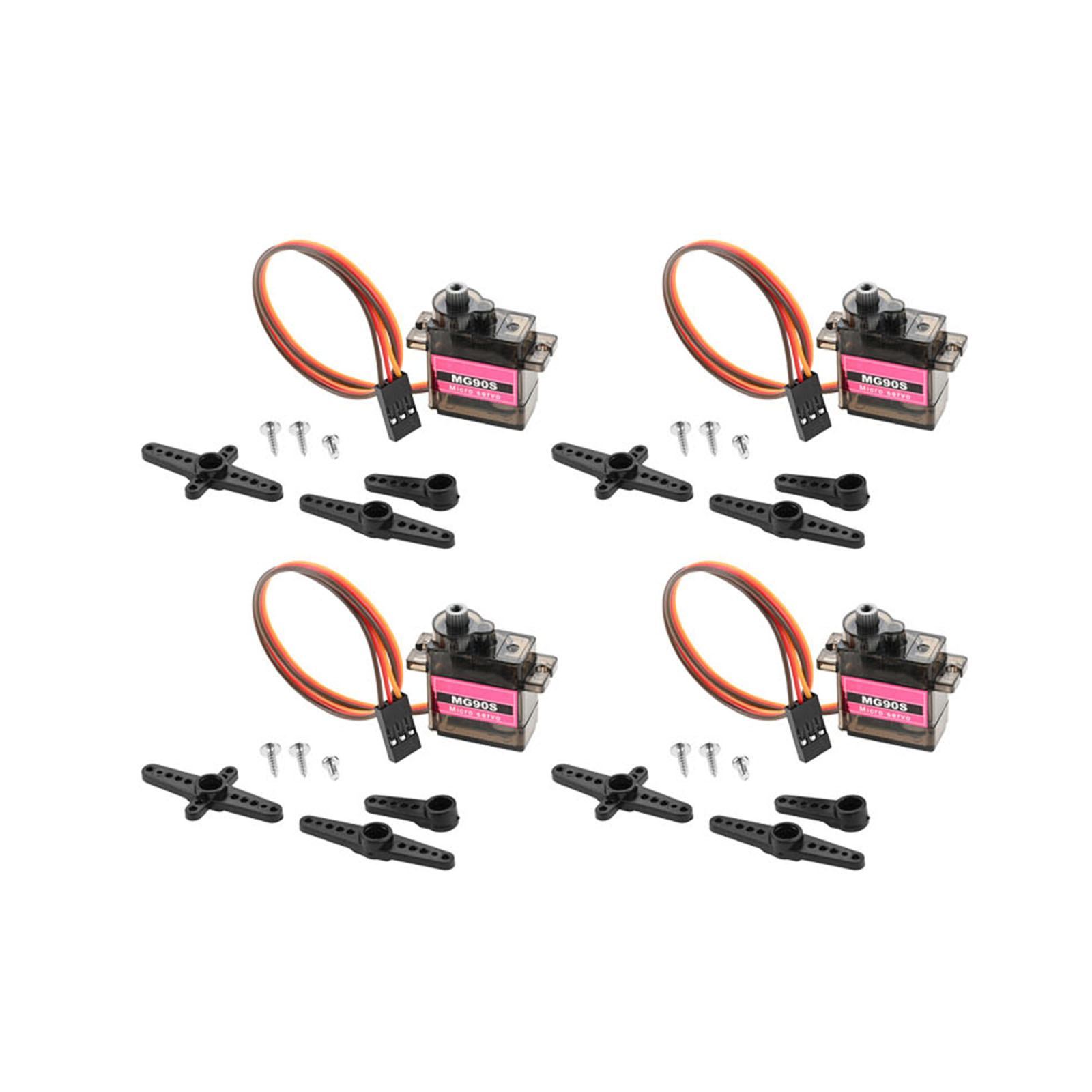 4 micro-servomoteurs à engrena - Robot Arm Metal avis et prix