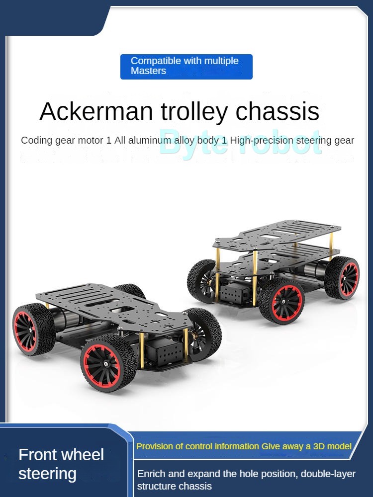 Voiture robot Ackerman en méta - Robot Arm Metal avis et prix